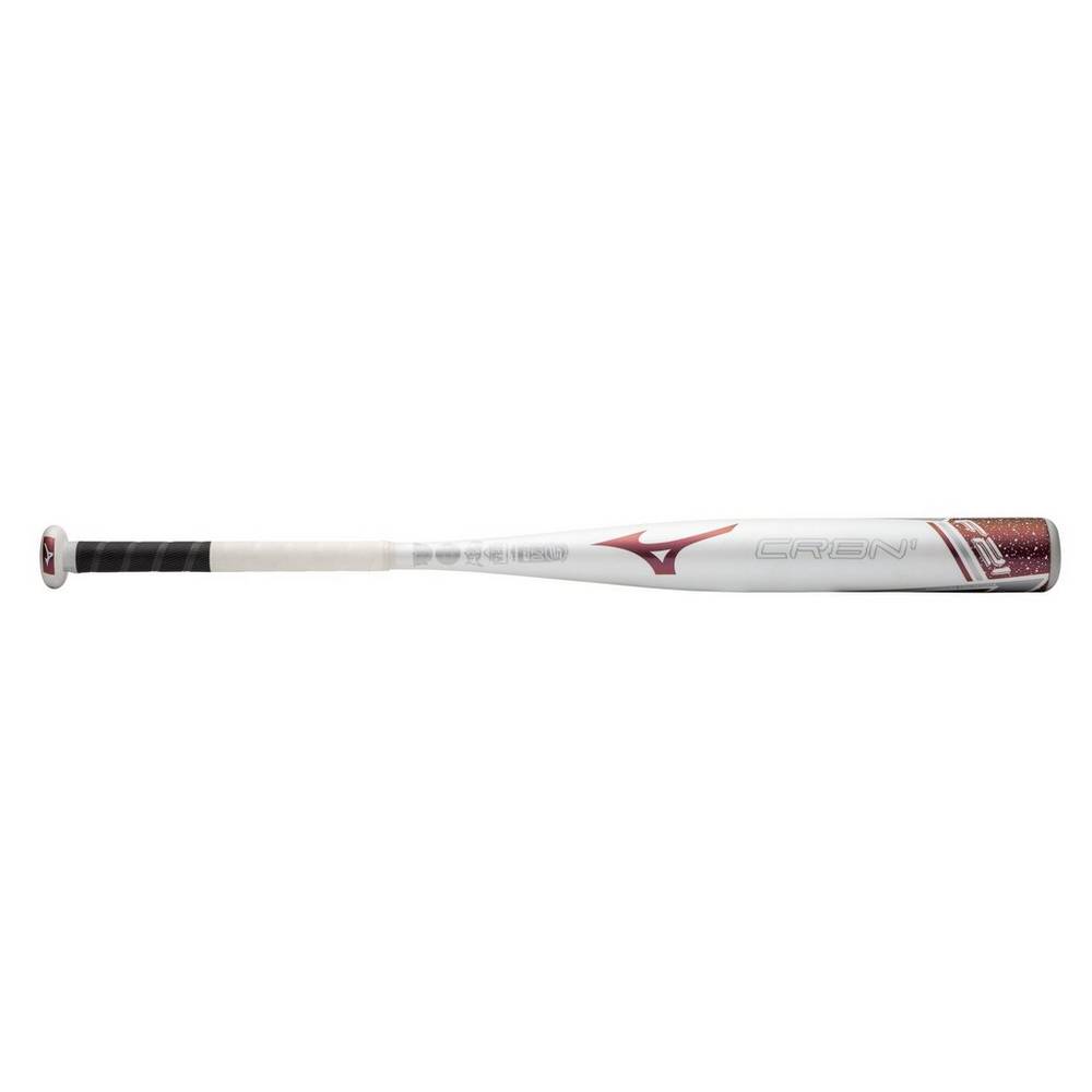 Taco De Baseball Mizuno F21-CRBN1 - Fastpitch (-13) - Mulher - Branco/Coral - ATQRO2497